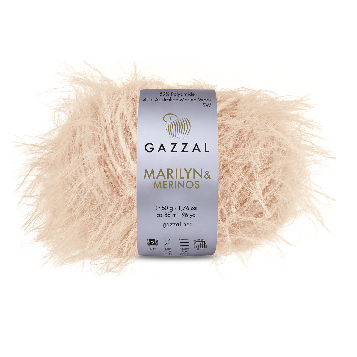 Gazzal Marilyn and Merinos 50g / 88m