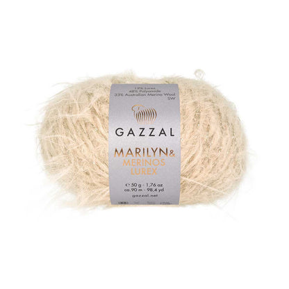 Gazzal Marilyn and Merinos Lurex  50g / 90m