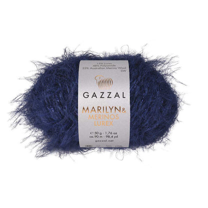 Gazzal Marilyn and Merinos Lurex  50g / 90m