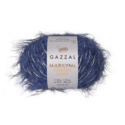 Gazzal Marilyn and Merinos Lurex  50g / 90m