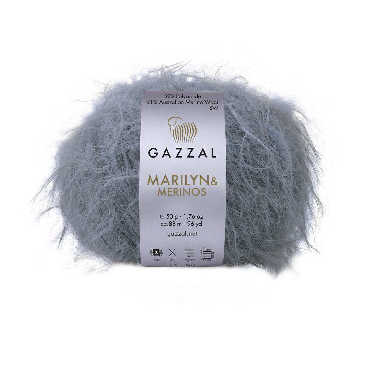 Gazzal Marilyn and Merinos 50g / 88m