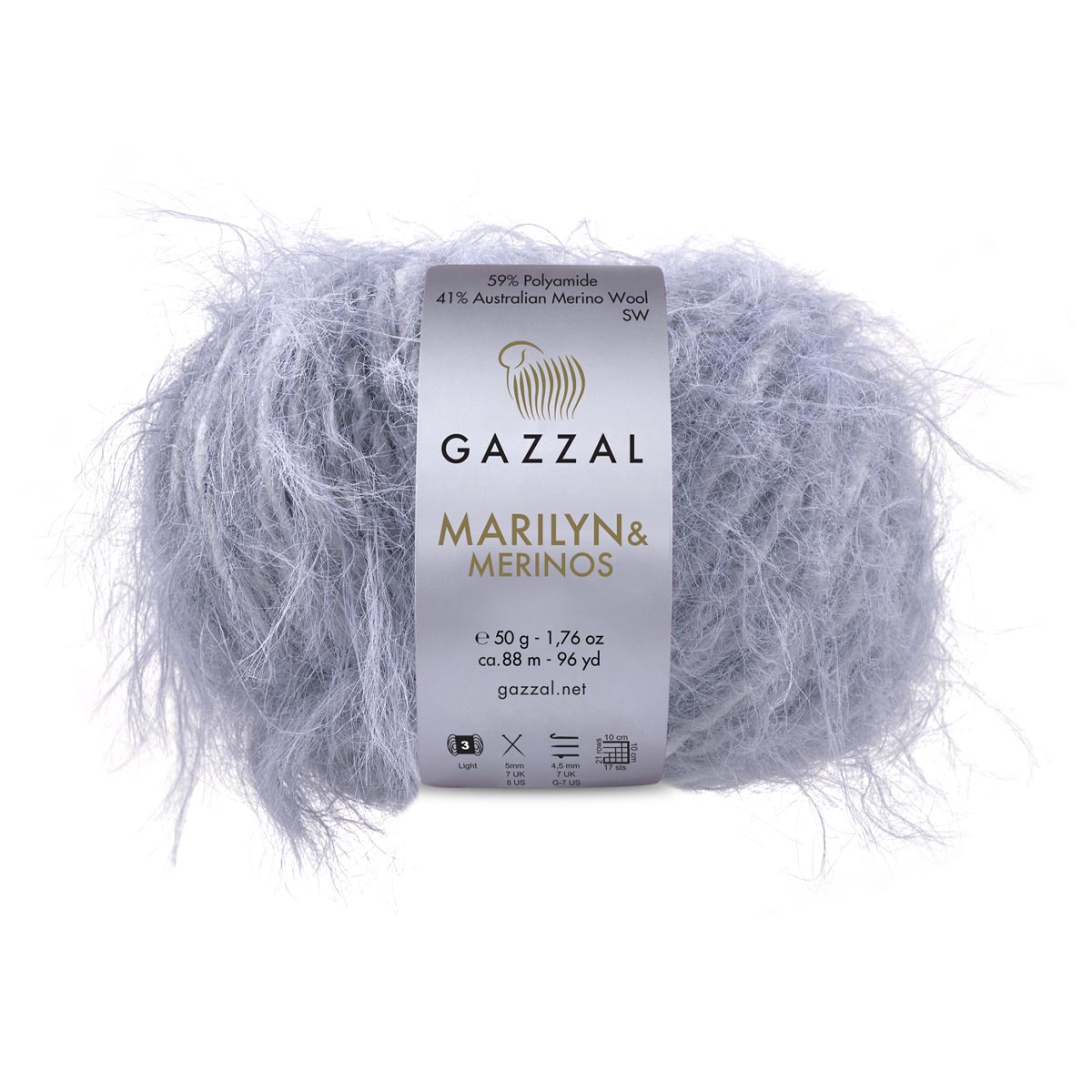 Gazzal Marilyn and Merinos 50g / 88m
