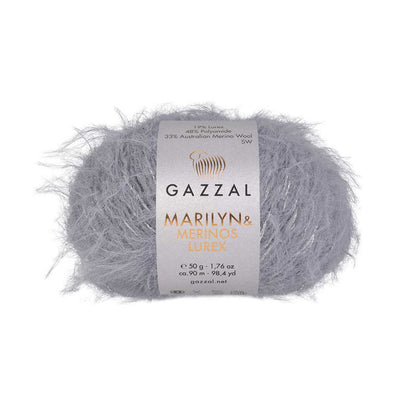Gazzal Marilyn and Merinos Lurex  50g / 90m