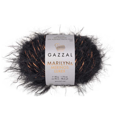 Gazzal Marilyn and Merinos Lurex  50g / 90m