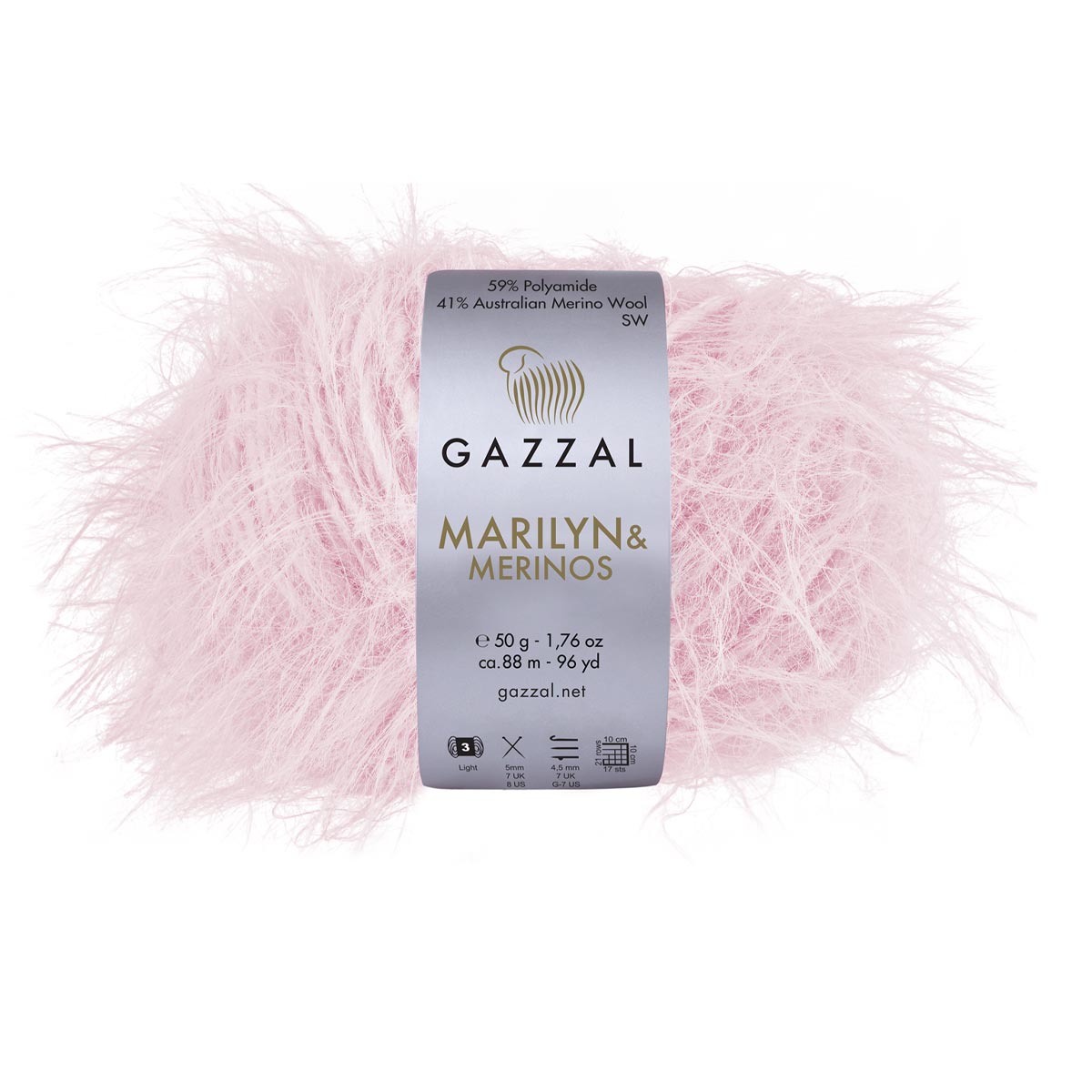 Gazzal Marilyn and Merinos 50g / 88m