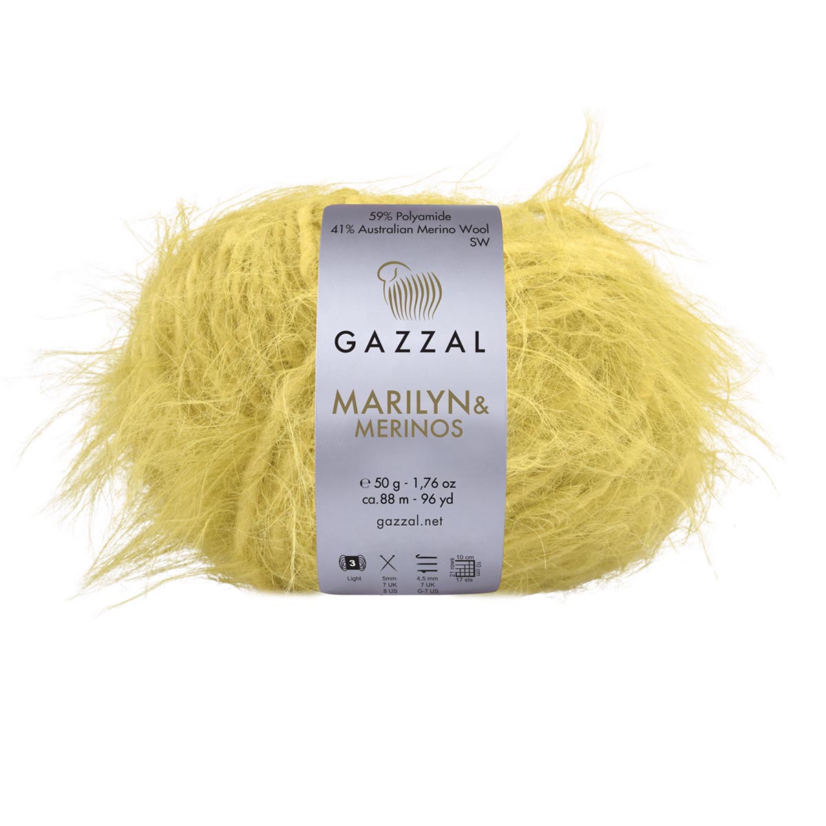 Gazzal Marilyn and Merinos 50g / 88m