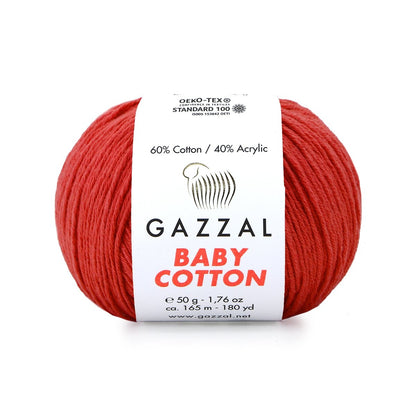 Gazzal Baby Cotton Yarn Soft Amigurumi