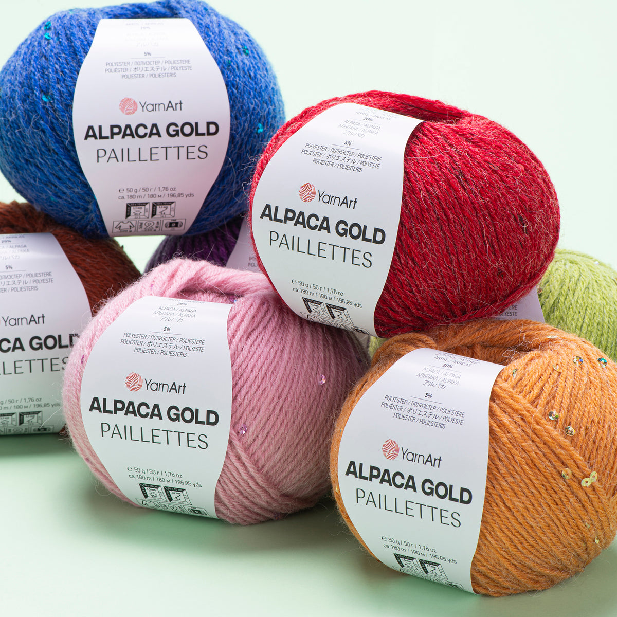 YarnArt Alpaca Gold Paillettes 50g