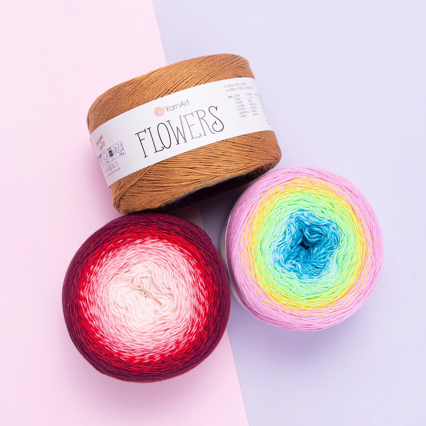 YarnArt Flowers Gradient Cake Yarn