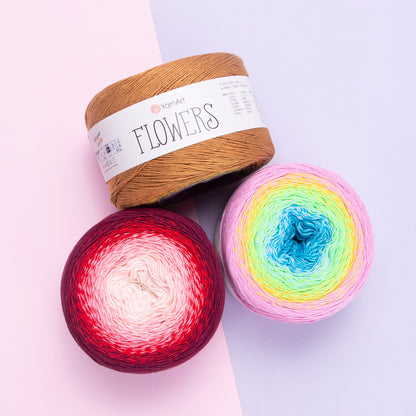 YarnArt Flowers Gradient Cake Yarn