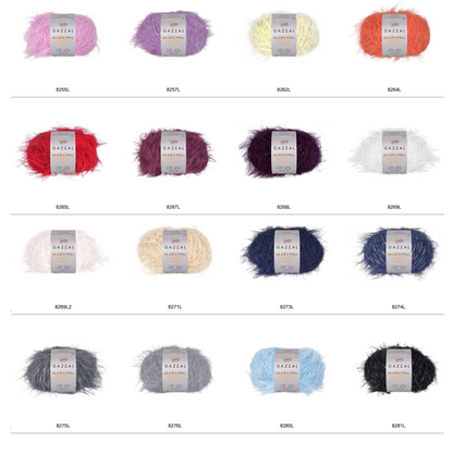 Gazzal Marilyn and Merinos Lurex  50g / 90m