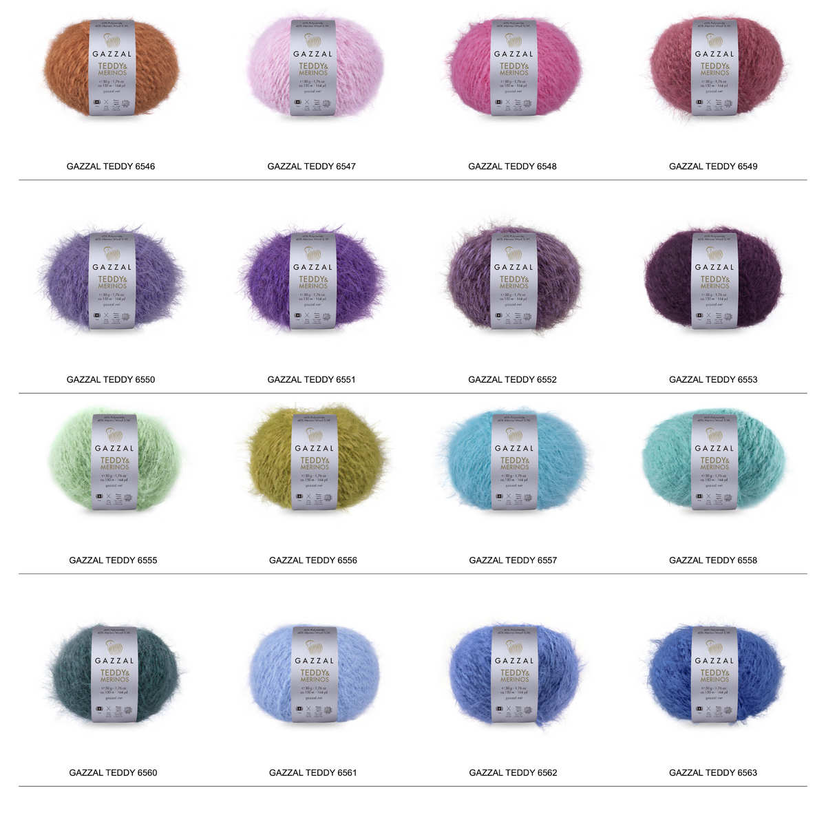 Gazzal Teddy 50g / 150m