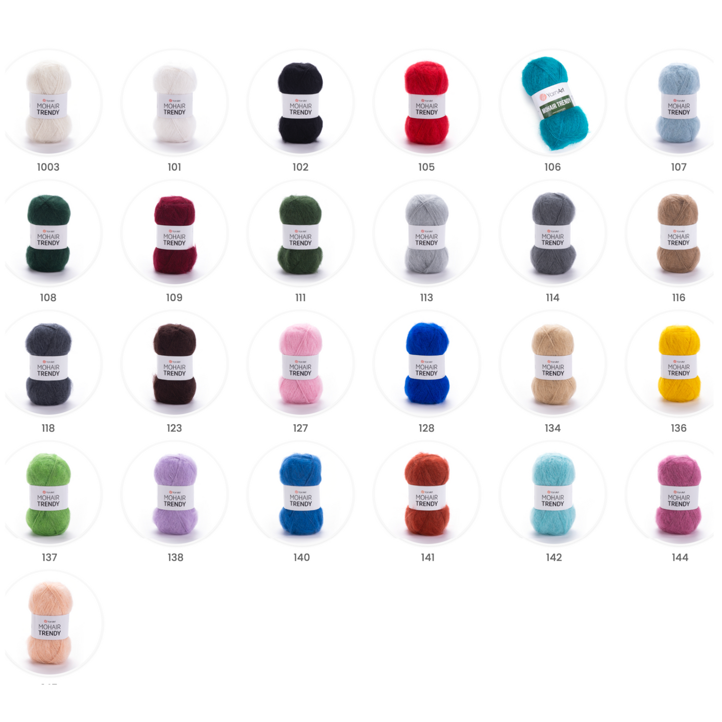 YarnArt Mohair Trendy