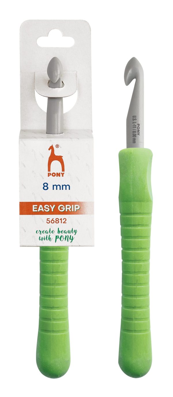 Pony Easy Grip Crochet Hook Various Sizes from 2mm to 15mm