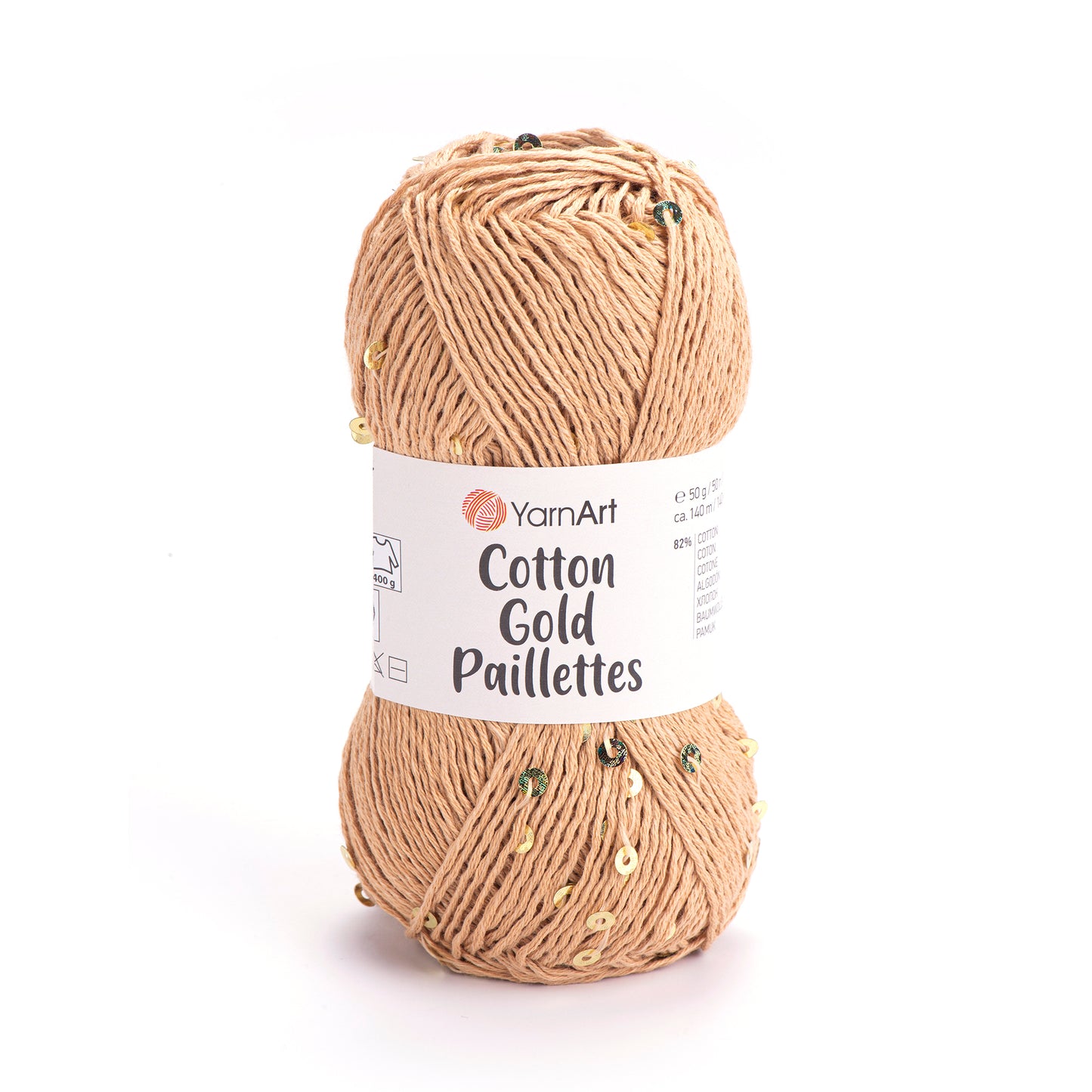 YarnArt Cotton Gold Paillettes