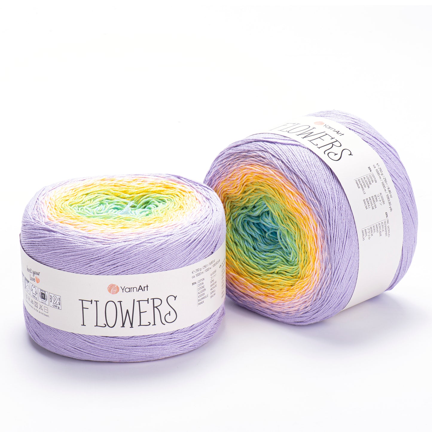 YarnArt Flowers Gradient Cake Yarn