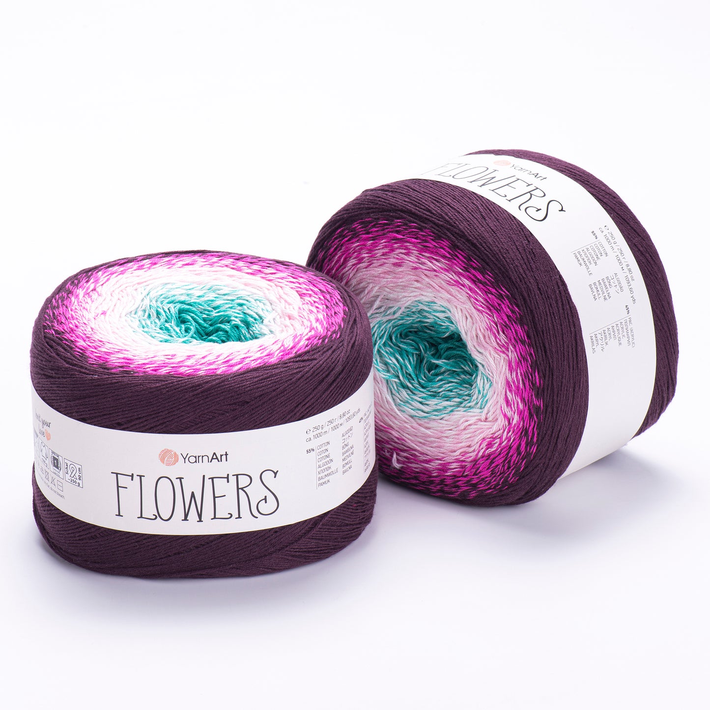 YarnArt Flowers Gradient Cake Yarn