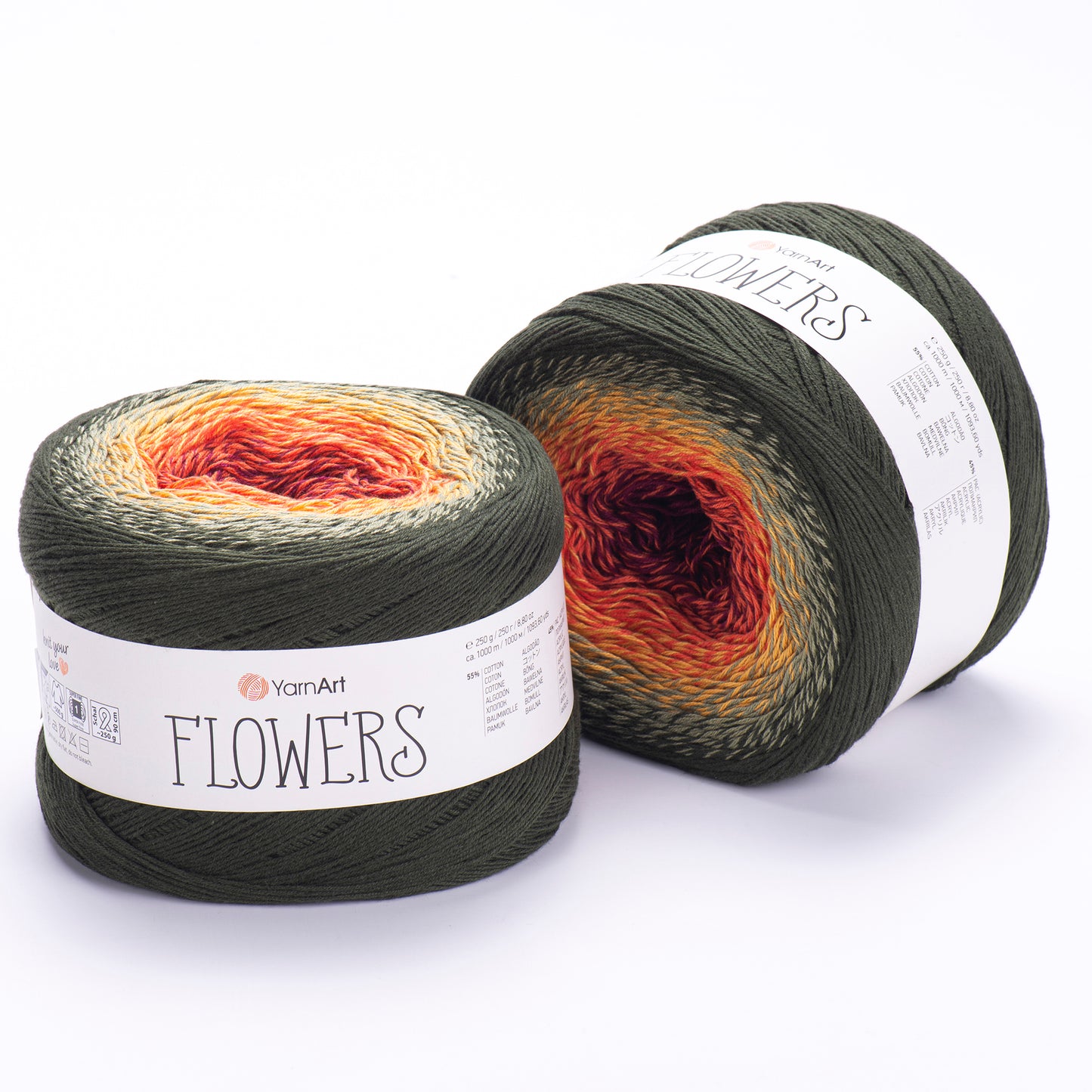 YarnArt Flowers Gradient Cake Yarn
