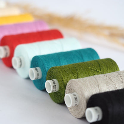 Fine Unwaxed Natural Linen Thread 500m image 0