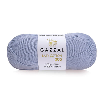 Gazzal Baby Cotton 205 Lightweight Yarn
