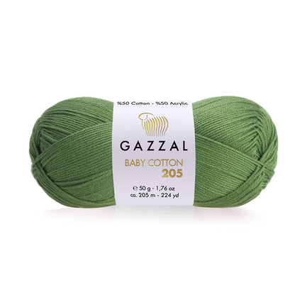 Gazzal Baby Cotton 205 Lightweight Yarn