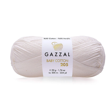 Gazzal Baby Cotton 205 Lightweight Yarn