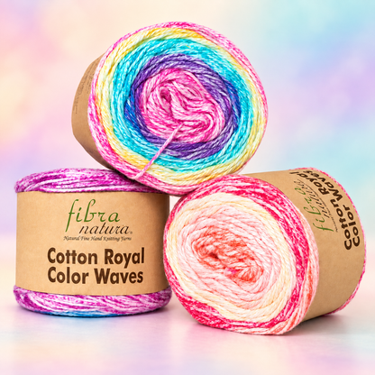 Fibra Natura Cotton Royal Colour Waves 100g