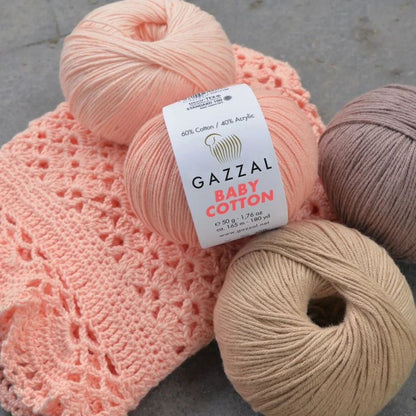 Gazzal Baby Cotton Yarn Soft Amigurumi