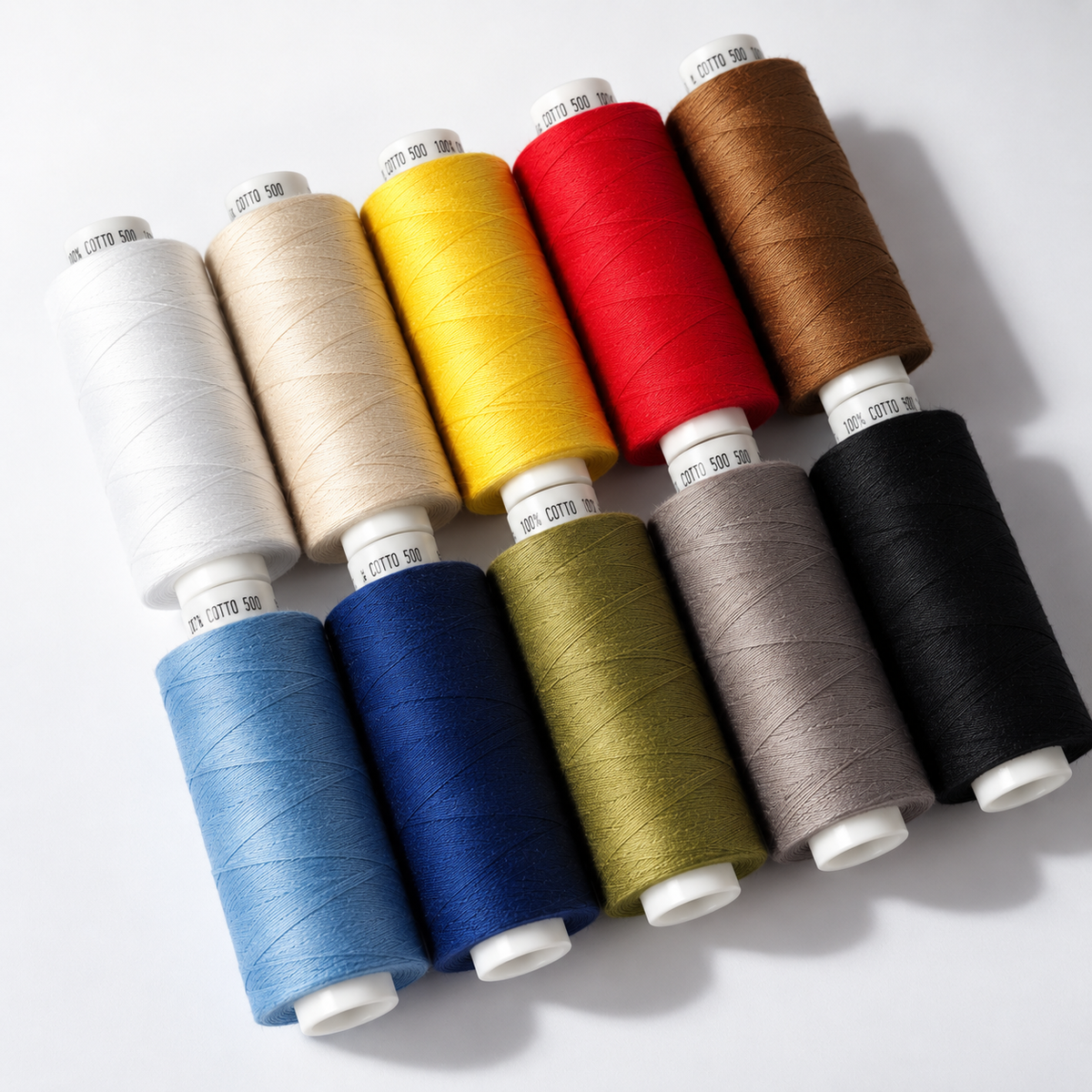 Ariadna COTTO 80 100% Mercerised Cotton Sewing Thread 500m