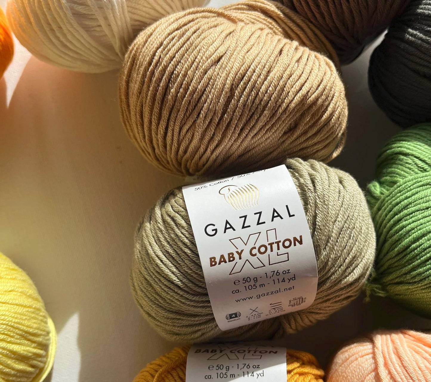 Gazzal Baby Cotton XL Yarn Soft Amigurumi