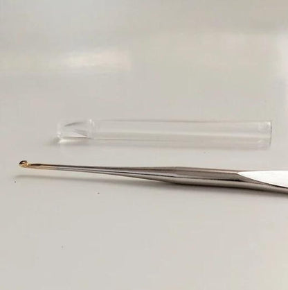 Fine Crochet Hook Tulip, Gold Point, Sizes from 0.45 mm to 1.75 mm