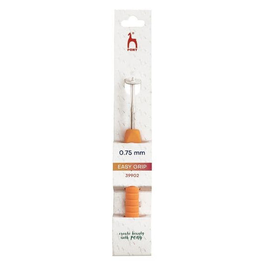 Pony Easy Grip Steel Crochet Hook Various Sizes from 0.75mm to 1.75mm