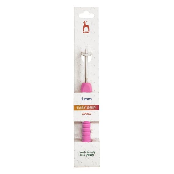 Pony Easy Grip Steel Crochet Hook Various Sizes from 0.75mm to 1.75mm