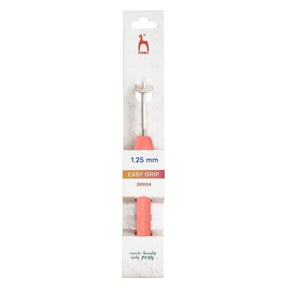 Pony Easy Grip Steel Crochet Hook Various Sizes from 0.75mm to 1.75mm