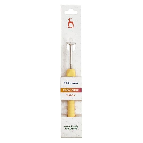 Pony Easy Grip Steel Crochet Hook Various Sizes from 0.75mm to 1.75mm