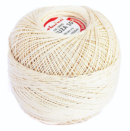 Luxurious Feel Cotton Crochet Thread Muza Size 10, Brand Ariadna