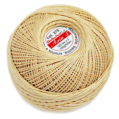 Ariadna Aria Size 5 Cotton Crochet Thread