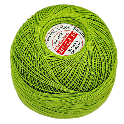 Luxurious Feel Cotton Crochet Thread Muza Size 10, Brand Ariadna
