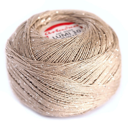 Ariadna Lumi Size 10 Cotton Crochet with Metallic Thread
