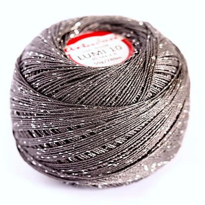 Ariadna Lumi Size 10 Cotton Crochet with Metallic Thread