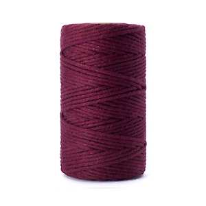 Single Twisted 2mm 50m spool Luxurious Feel Macrame Cotton Cord