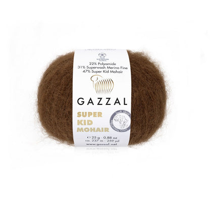 Gazzal Super Kid Mohair Luxurious Feel Yarn with Superwash Merino