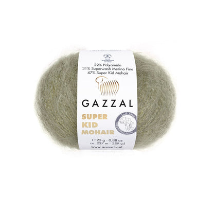 Gazzal Super Kid Mohair Luxurious Feel Yarn with Superwash Merino
