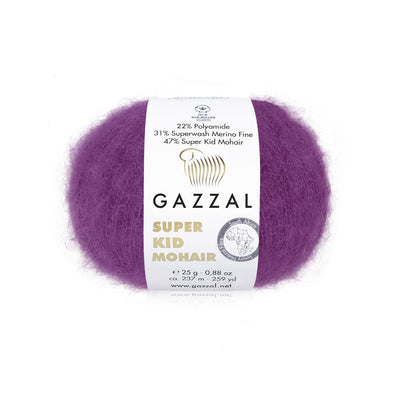 Gazzal Super Kid Mohair Luxurious Feel Yarn with Superwash Merino