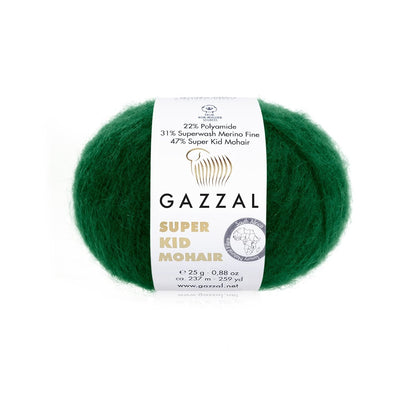 Gazzal Super Kid Mohair Luxurious Feel Yarn with Superwash Merino